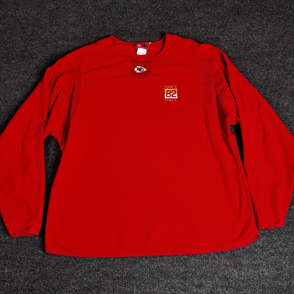 Kansas City Chiefs Sweatshirt Sz XXL Dante Hall Red NFL Players VTG
